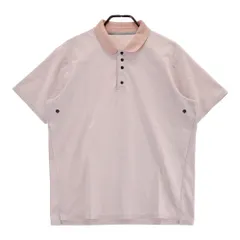 サイズ：L AND PER SE アンパスィ 2025年モデル 半袖ポロシャツ  ピンク系 [240101576062] ゴルフウェア メンズ ストスト