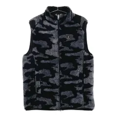 サイズ：LL ADMIRAL アドミラル  リバーシブル ボア ジップベスト カモフラ柄 ブラック系 [240101577310] ゴルフウェア メンズ ストスト