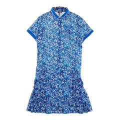 サイズ：36 HORN GMT ホーン ガーメント 半袖ワンピース 総柄 イエロー