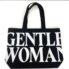GENTLEWOMAN ジェントルウーマン　トートバッグ　ブラック　ロゴ