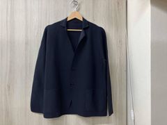 美品】UNITED ARROWS ノーカラージャケット ネイビー L - メルカリ