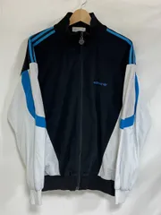 ジャケット 80s adidas アディダス トラックジャケット サイズL ブラック ベロア