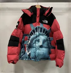 THE NORTH FACE ザノースフェイス Supreme シュプリーム 自由の女神 バルトロダウンジャケット 19AW フード タグ サイズL ND919011