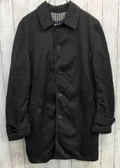 COMME des GARCONS HOMME ステンカラーコート コムデギャルソン オム コットン ブラック AD2004 size S