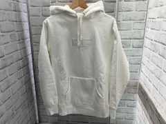 【美品】Supreme / シュプリーム / Box Logo Hooded Sweatshirt / パーカー / 旧JISタグサイズM / ワンポイントロゴ / 刺繍 / ホワイト