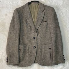 BURBERRYS バーバリーズ ツイード テーラードジャケット 胡桃ボタン レディース オールドバーバリー Burberry ツイード テーラード