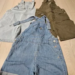 キッズオーバーオール 140サイズ 3着