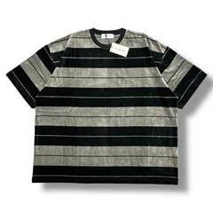 参考上代22000円 未使用 COOTIE PRODUCTIONS® 25SS Velour Border S/S Tee ベロアボーダーTシャツ 半袖 カットソー クーティープロダクションズ CTE-25S328 ブラック