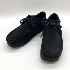 CLARKS クラークス ワラビー 11826 シューズ スエード レザー 本革 アメカジ メンズ 9インチ 26.5cm ブラック 靴 B15325◆