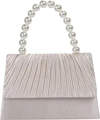 HARGIO(ハルジオ) パーティーバッグ 結婚式 ショルダーバッグ ハンドバッグ パール チェーン お呼ばれ 小さめ フォーマル ドレス 和装 袴 浴衣 ゴールド ブラック 披露宴 成人式 卒業式 (シャンパンゴールド)