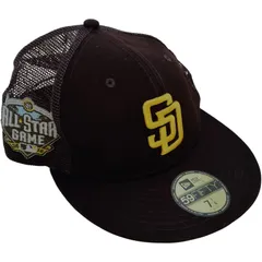 X12036 帽子 キャップ NEWERA ニューエラ 野球 MLB サンディエゴ パドレス 2016年オールスターゲーム 59FIFTY メッシュ ブラウン  57.7cm