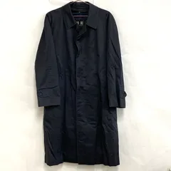 DAKS LONDON ダックス ロングコート ライナー付き チャコール 内側ネイビーチェック 古着 25l菊-