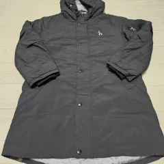 HAZZYS ヘジス ブラック ロング ダウン アウター 145 サイズ