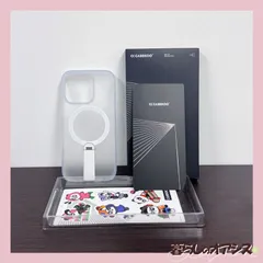 【新品】CASEKOO iPhone16 Proケース MagSafe対応 キックスタンド付 透明カバーWhite