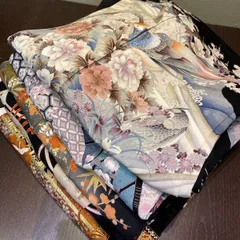 【着物まとめ売り】正絹訪問着10枚 着用可　リメイク素材　目立った汚れなし 2025年最新】着物まとめ売り 正絹の人気アイテム - メルカリ