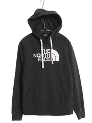 【お得なクーポン配布中!】 ノースフェイス プリント スウェット フード パーカー レディース S / 古着 アウトドア 裏起毛 プルオーバー トレーナー シンプル ブラック