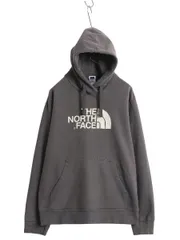 【お得なクーポン配布中!】 US企画 ノースフェイス プリント スウェット フード パーカー メンズ L / 古着 アウトドア 裏起毛 プルオーバー トレーナー ヘビーウェイト