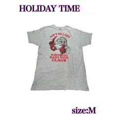 AIN'T NO LAWS サンタ Tシャツ グレー M