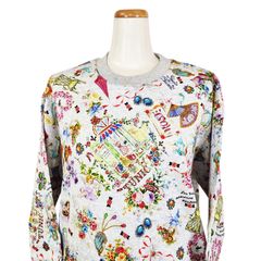 鴨居羊子パジャマ　新品未使用‼️TUNIC　長袖　リブトレーナパジャマ　40接結リースエンジェル　23432　グレー色