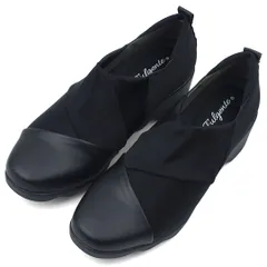 ストレッチパンプス ブラック 極伸び ウェーブソール スクエアトゥ コンフォート 幅広設計 生活耐水 軽量 軽い 耐滑 滑りにくい 美脚 レディース