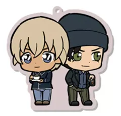 【中古】ストラップ(キャラクター) 安室透＆赤井秀一 「名探偵コナン ちょこかわツインラバーストラップ」