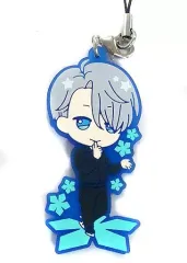 【中古】ストラップ(キャラクター) ヴィクトル・ニキフォロフ(リンク上) きらどる ラバーストラップ 「一番くじ ユーリ!!! on ICE～Exhibition～」 E賞