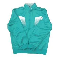 【値下げ品・新品】OLEES　ジャージ上　ハーフジップ長袖シャツ　エメラルドグリーン　男女兼用　アウトレット品　在庫限り　（旧）本太中学校【送料込み】