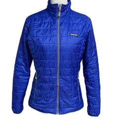 パタゴニア レディース ナノパフジャケット 青 プリマロフト