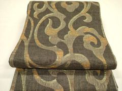 平和屋着物□極上 夏物 撫松庵 セオアルファ 小紋・浴衣兼用 花鳥文