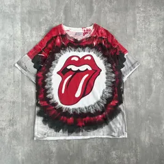 90s The Rolling Stones ローリングストーンズ RAGSボディ タイダイ柄 大判プリント S/S TEE XLサイズ