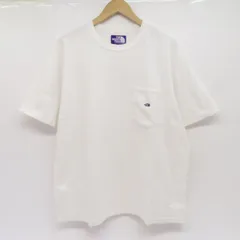THE NORTH FACE PURPLE LABEL ノースフェイス パープル レーベル 7oz Pocket Tee 7オンス ポケット ティー NT3366N L ホワイト ※中古