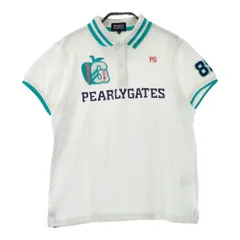 サイズ：1 PEARLY GATES パーリーゲイツ  半袖ポロシャツ  ホワイト系 [240101573610] ゴルフウェア レディース ストスト