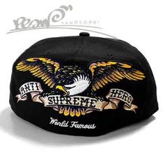 送料無料 メンズ キャップ ブラック Supreme シュプリーム ANTIHERO Supreme/ANTIHERO New Era FW25H110 7 1/4 7 3/8 7 1/2 シュプリームアンタイヒーローニューエラキャップ se1446r