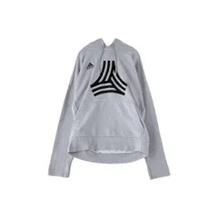 adidas　デザインパーカー　スウェット　刺繍　ワンポイント　フェルト