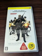 【PSP】 METAL GEAR SOLID PORTABLE OPS [PSP the Best］