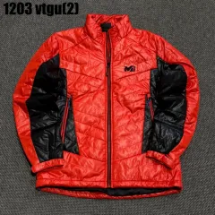 ミレー レッド/ブラック ダウン ジャケット