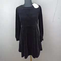 Ehyphen world gallery イーハイフンワールドギャラリー ベロアワンピース 長袖 新品未使用タグ付き　フリーサイズ ベルベット