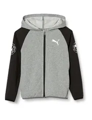 [プーマ] 長袖トレーナー パーカー フード ACTIVE SPORTS スウェット フルジップ フーディ 675816 ボーイズ 23年春夏カラー ミディアム グレー ヘザ [23年春夏カラー ミディアム グレー ヘザー(03)] [130] [1) 単品]