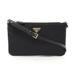 PRADA プラダ ショルダーバッグ TESSUTO+SAFFIANO プラダ ショルダーバッグ レディース TESSUTO SAFFIANO ブラック PRADA