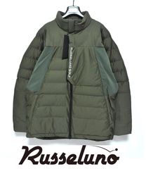 新品 ラッセルノ ゴルフ パデッド ジャケット ペイズリー ホワイト L 5
