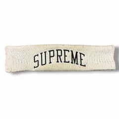 Supreme  × NEW ERA 18AW Sequin Arc Logo Headband スパンコール アーチロゴヘアバンド 刺繡ロゴ シュプリーム  × ニューエラ ホワイト F （3504M）