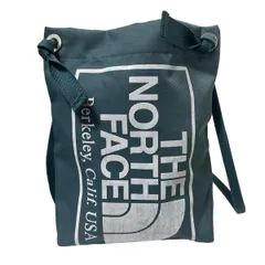 THE NORTH FACE(ノースフェイス) ショルダーバッグ - N25FU021 ブルーグリーン×白 Berkeley Calif.USA/パープルレーベル