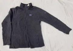 patagonia パタゴニア フリースジャケット レディースL相当 黒 フルジップ fg1202-16
