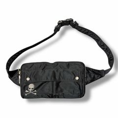 PORTER × mastermind JAPAN Waist Bag タンカーウエストバッグ ボディバッグ コラボ 吉田カバン ポーター × マスターマインドジャパン ブラック F （3355M）