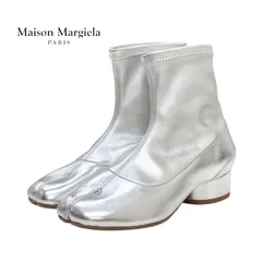 メゾンマルタンマルジェラ　オープントゥ　ブーティ　レザー　グレー系　23.5 2025年最新】Maison Martin Margiela レディース ブーツの人気アイテム