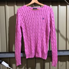 1059 POLO RALPH LAUREN セーター ピンク M ポロラルフローレン ニット