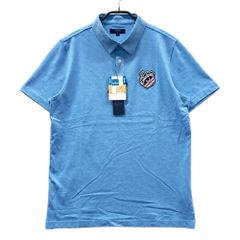 STUSSY ステューシー 半袖ポロシャツ ミントブルー S 刺繍ロゴ - メルカリ