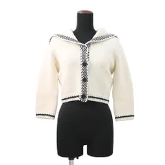 クリスチャン・ディオール カーディガン セーラー ニットカーディガン レディースサイズ34 154G02AM305 トップス