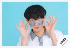 【中古】生写真(ｼﾞｬﾆｰｽﾞ) 少年忍者/川崎星輝/横型・顔アップ/Greeting Photo ～Summer Vacation 2022～/公式生写真