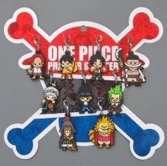 【中古】キーホルダー・マスコット(キャラクター) ワンピース・プレミア・サマー ラバーチャーム9個セット 「ワンピース・プレミアショー2017」 ユニバーサル・スタジオ・ジャパン限定